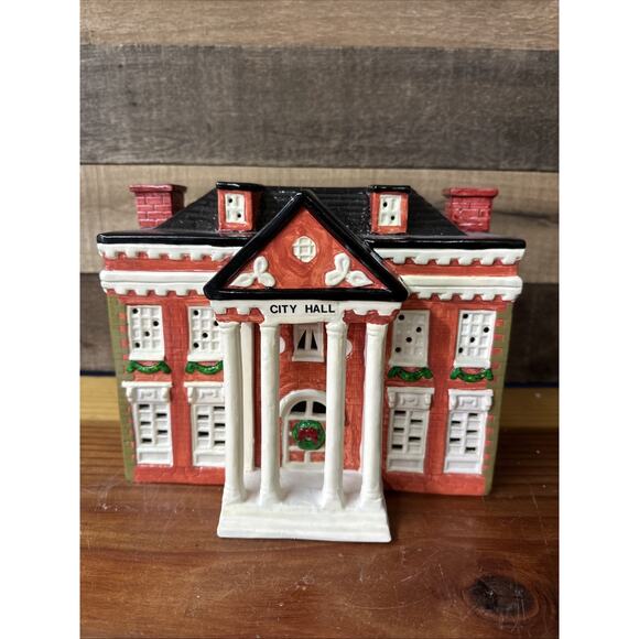 Vintage City Hall Christmas House Christmas Giant - Picture 1 of 6